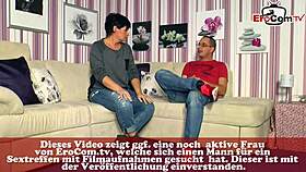 German milf housewife swallows homemade porn 😍