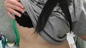 Big Juicy Booty in Bathroom Milf Fun!