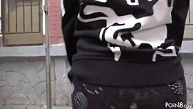 Chrissy Fox Gives Intense Blowjob In Public Outdoor Casting Interview