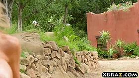 Three Pornstar Runners Sharing A Big Cock In A Foursome?