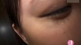 two girls met at izakaya, had threesome, checked pussy spreading legs - so smooth, using herbicide? intro