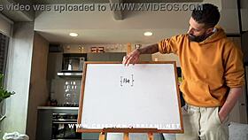 Cristian cipriani feels sexy in lingerie during oiled massage