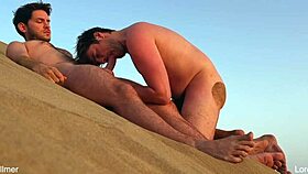 Jeg var lige ved at blive fanget mens jeg gav blowjob på denne gay nudist strand!