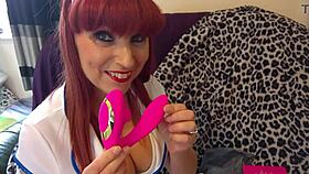 Naughty nurse Bettie dominates Tracy's dog in wild action