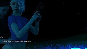 Hot Busty Blonde Gets Fucked Doggy Style Outdoors With Cumshot