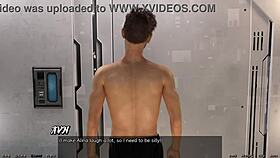 i'm stranded with this big boobs milf stretching out