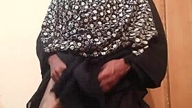 hot gay masterbation sex with wearing of wife silk gown