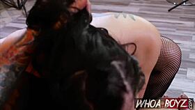 mandy muse gets destroyed in a gangbang with anal and dp