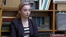 i banged that shoplifter's shaved pussy hard