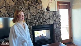 Slutty Redhead Bridesmaid Locked Out of Hotel Room Before Wedding Night