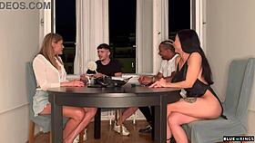 board game between friends ends in crazy sex between everyone