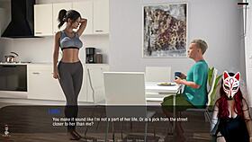 kate, a young russian girl, enjoys outdoor games at college