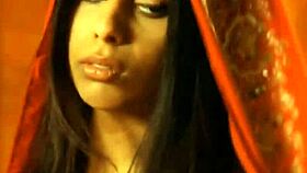 Ana, the beautiful Indian girl, teases solo in oriental style