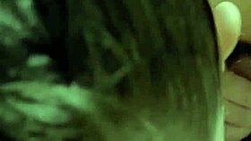 wife giving a great blowjob, licking balls, and rimming for cum on tits