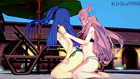 tsubasa kazanari and maria cadenzavna eve have futanari sex