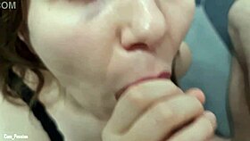 Closeup Blowjob Leads to Huge Cum in Mouth POV