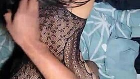 admiring the brunette's beautiful ass i hired yesterday