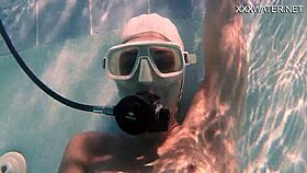 Naked petite babe masturbates, smoking hot