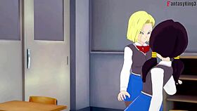 android 18 and videl have lesbian sex in dragon ball fantasy