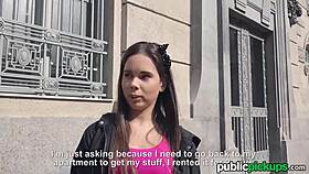 brittney picked up for sex tape with blowjob and fucking