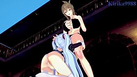 sagiri sakurai chitose kisaragi ruri hoshino lesbian play 😘