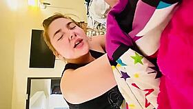 Admiring girlfriend's blue eyes leads to hardcore doggystyle orgasm!