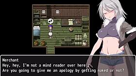 grace explores the labyrinth town in this anime hentai adventure