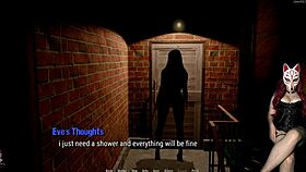 tales from the deep eve 2 - eve indulges in some private relaxation under the warm shower spray