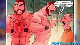 Astros Do Basquete Completo - As Maiores Pirocas Dos Desenhos Gays