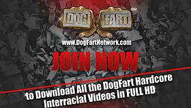 Miley May convierte blowbang interracial en follada total