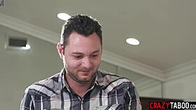 milf brittany andrews desires titfuck and pleases stepmom with monster cock