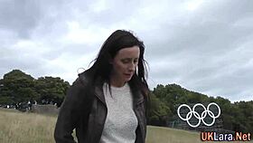 Mature woman in heels gives blowjob to big cock ending in facial