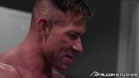 twink bro joins spitroast with hunk muscled doctors