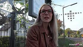 uh, i swear vivi vallentine, fit blonde with glasses, got picked for rough casting!