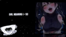 Hot girl moans during solo handjob.