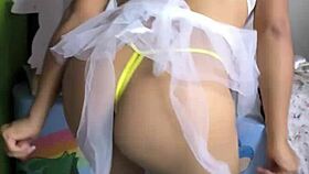 Latina milf moves her big ass