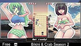 Bikini and crab season 2 striptease