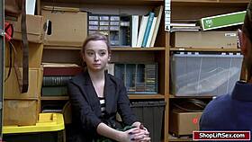 i banged that shoplifter's shaved pussy hard