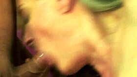 Granny with big ass rides young cock.