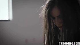 sexaholic teen in threesome at mental facility with doctor and patient