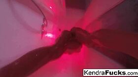 Hot Kendra Cole Masturbates In Shower