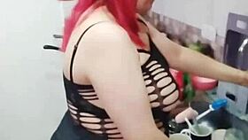 Wow, Check Out Latina Mature Sammy with Big Boobs in Kitchen Webcam Show!