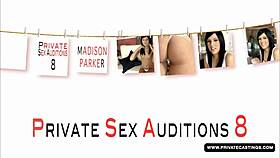 Wow, Teen Madison Parker's First Porn Scene in Private Casting with Shaved Pussy and Squirting!
