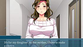 In this anime hentai, the japanese wife faces a big black cock deportation story.