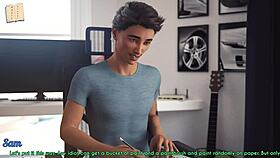 wife and stepmother play game