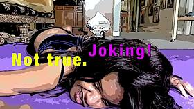 lay down for comedy? yes, cum all over my wet pussy!