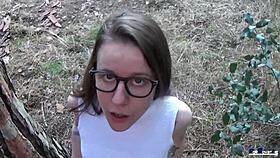 young american sucks victor blooms cock outdoors in the mountains?