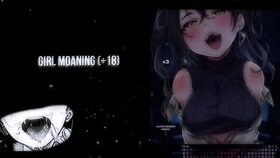 Hot girl moans during solo handjob.