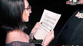 German Teen Student Picked Up for Fuck