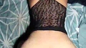 admiring the brunette's beautiful ass i hired yesterday